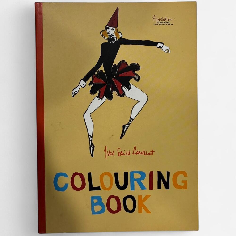 Yves saint laurent colouring book